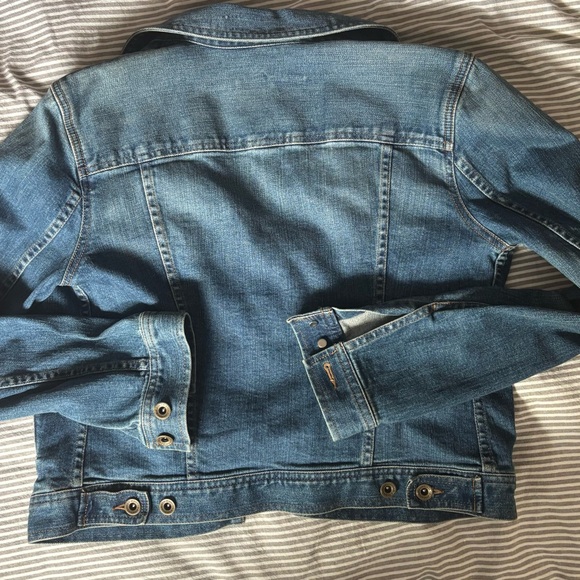 Ralph Lauren Jeans Co. Blue Denim Cotton blend Jacket w pockets, size Small - Picture 9 of 10